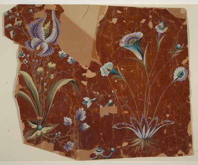 Design til en broderet eller vævet kant af Unknown artist
