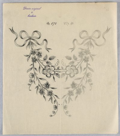 Designs til broderi af Unknown artist