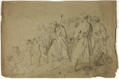 Diogenes leder efter en ærlig mand af Unknown artist