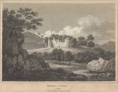 Edzell Castle, [Forfarshire?]; side 101 (bind 1) af Unknown artist