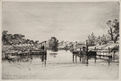 Egham Lock af Unknown artist