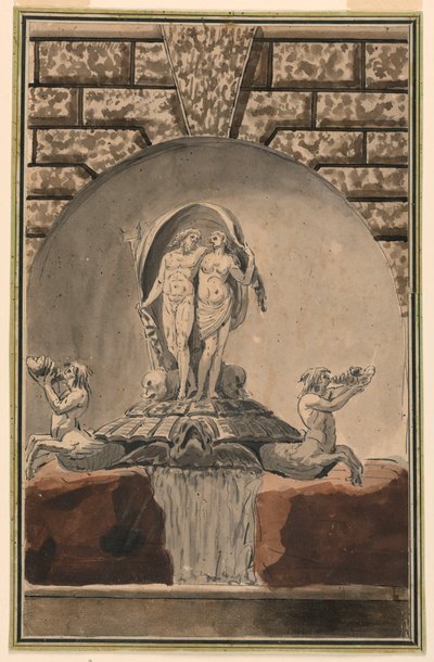 Forhøjning af et springvand af Unknown artist