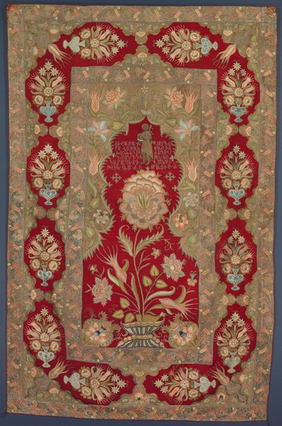 Broderet armensk liturgisk gardin af Unknown artist