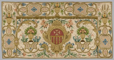 Broderet forside af et alter af Unknown artist