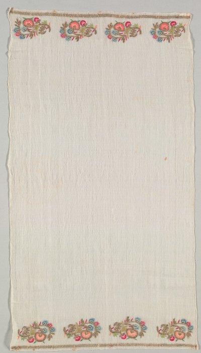 Broderet håndklæde (Peshkir) af Unknown artist
