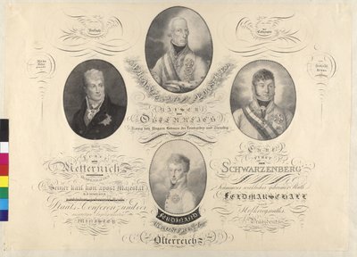 Kejser Frans I og andre af Unknown artist