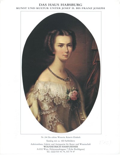 Kejserinde af Østrig Elisabeth af Unknown artist