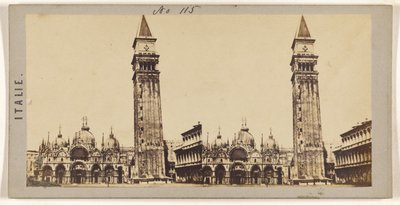 [Set af Markuspladsen, Venedig]. af Unknown artist