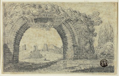 Indgangen til Circus of Caracalla af Unknown artist