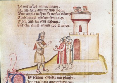 Indrejse til Spanien (miniature af Unknown artist