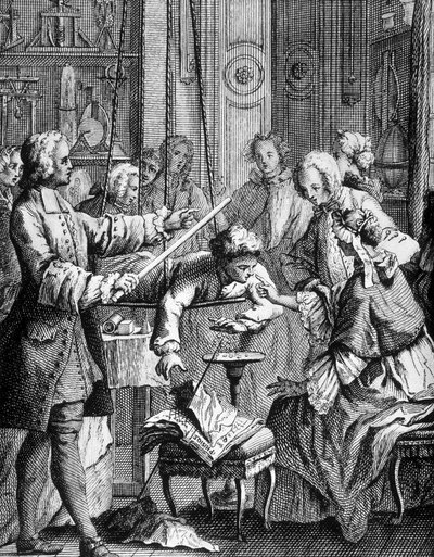 Erfaring med el af Abbé Nollet af Unknown artist