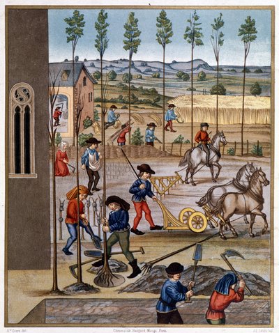 Feltarbejde - Miniature af Unknown artist
