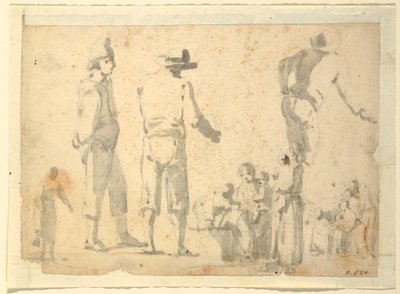 Figurstudier af Unknown artist