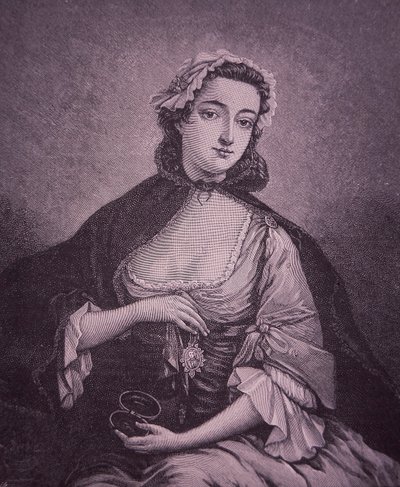 Flora Macdonald, hengiven Jacobite, der hjalp Bonnie Prince Charlie med at flygte af Unknown artist