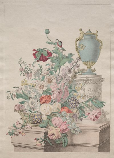 Malerisk Flora eller Samling af Frugter og Blomster af Unknown artist