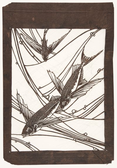 Flyvende fisk af Unknown artist