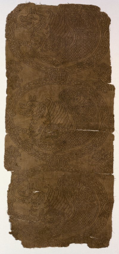 Fragment med Senmurvs af Unknown artist