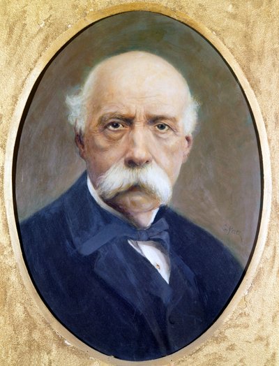 Francesco Crispi (1819 - 1901), italiensk politiker. Maleri af G. Perez. Musee du Risorgimento i Rom. af Unknown artist