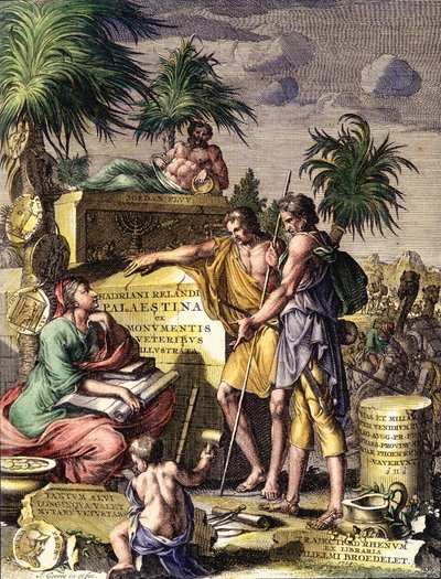 Frontispice of "Palæstina" af Adrian Relandi af Unknown artist
