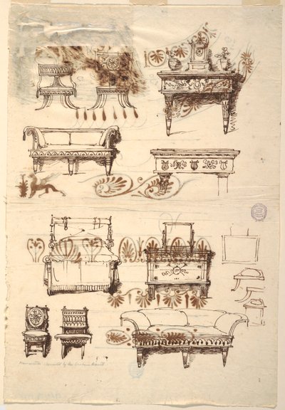Møbeldesign af Unknown artist