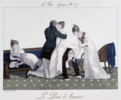 Spil: kærlighedens bro - i "" Le bon-genren", nr. 67 af Unknown artist