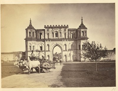 [Porten til Moti Mahal, Lucknow]. af Unknown artist