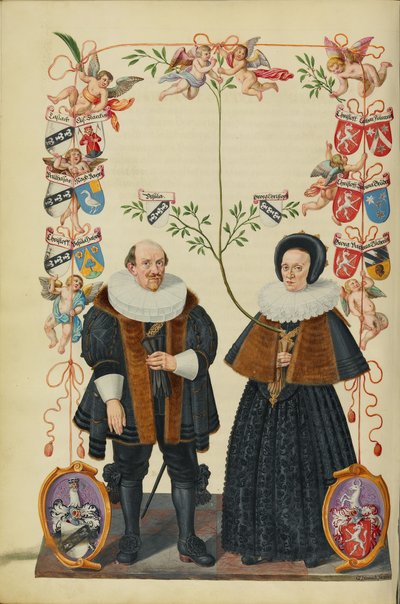 Slægtsforskning af Derrer-familien af Unknown artist