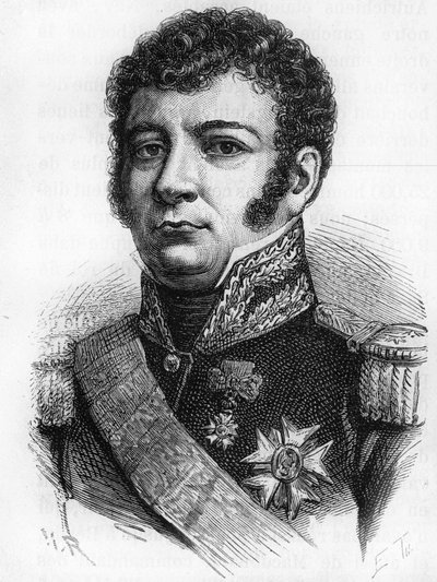 General Dominique-Joseph Vandamme (1770-1830), greve af Unsebourg. af Unknown artist