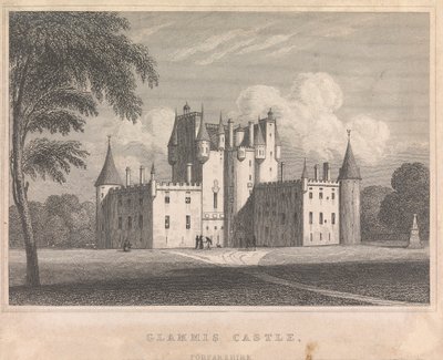 Glamis Castle, Forfarshire; side 9 (bind 2) af Unknown artist