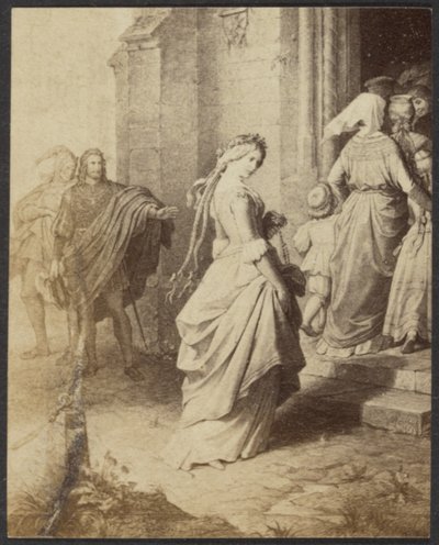 Gretchen (Faust) af W.V. Kaulbach af Unknown artist