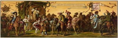 Hans Makarts optog gennem byen Wien af Unknown artist
