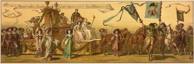 Hans Makarts optog gennem byen Wien af Unknown artist