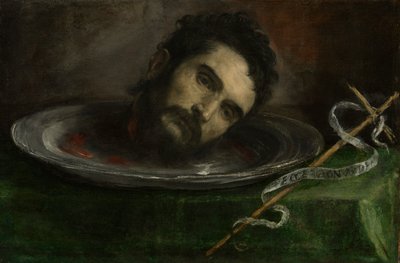 Hoved af Johannes Døberen af Unknown artist