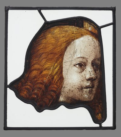 Hovedet af en engel fra den sidste dom af Unknown artist