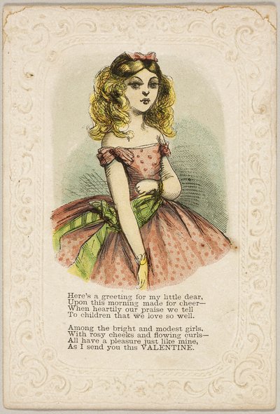 Her er en hilsen til min lille skat (valentine) af Unknown artist