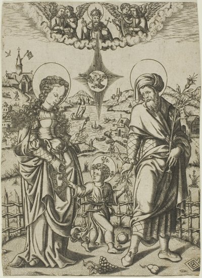 Hellige Familie af Unknown artist