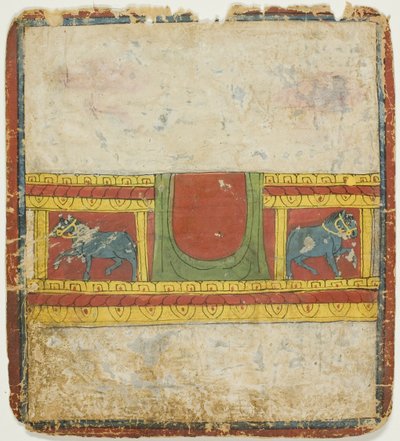 Hestetronen, fra et sæt indvielseskort (Tsakali) af Unknown artist