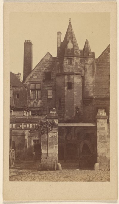 Hotel de la Croix Blanches, Tours. af Unknown artist
