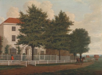 Hus på Fælled af Unknown artist