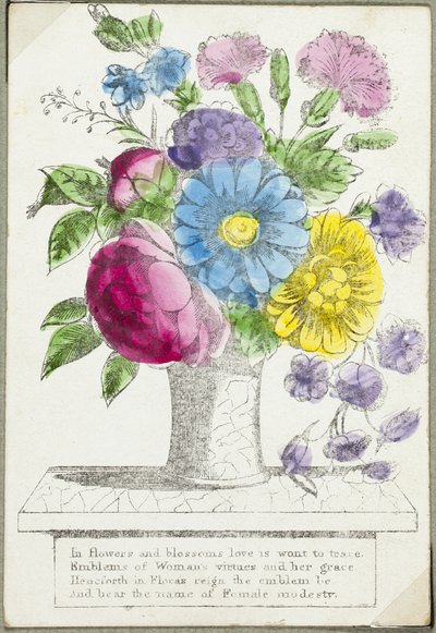 I Blomster og blomster (valentin) af Unknown artist
