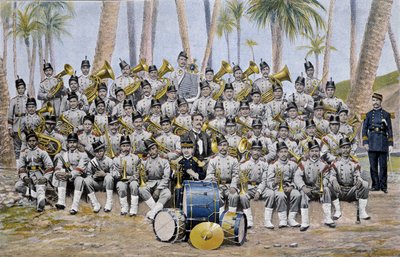 Infanteriband i Republikken Ecuador i slutningen af det 19. århundrede. af Unknown artist