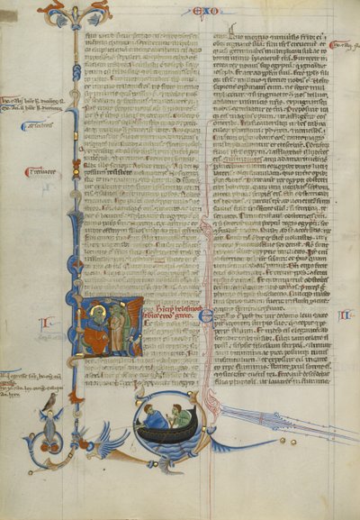 Indledende H: Moses taler til israelitterne af Unknown artist