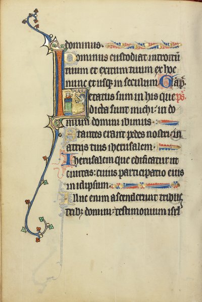 Initial L: David taler til en engel af Unknown artist