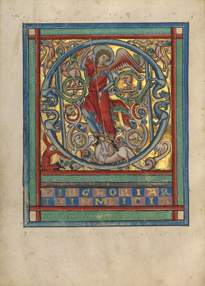 Indledende spørgsmål: Sankt Michael og dragen af Unknown artist