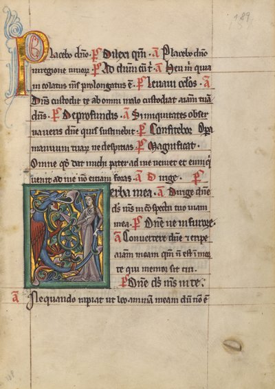 Initial V: Drage og kvinde af Unknown artist