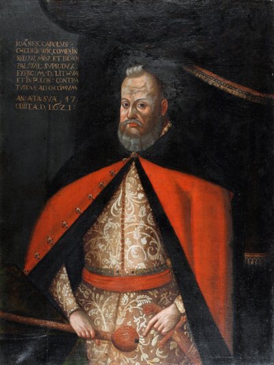 Jan Karol Chodkiewicz, grand hetman de Lituanie - Portræt af Jan Karol Chodkiewicz (1560-1621), Anonym. Olie på lærred af Unknown artist