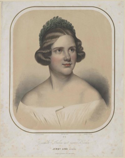 Jenny Lind (print) af Unknown artist