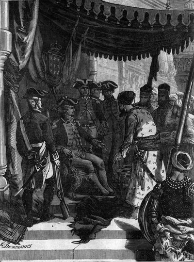 Joseph Francois Dupleix af Unknown artist