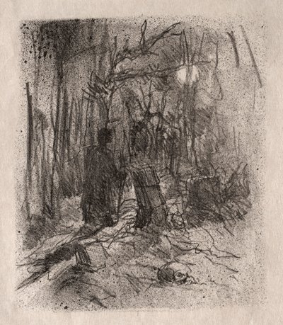 Busk Kirkegård af Unknown artist
