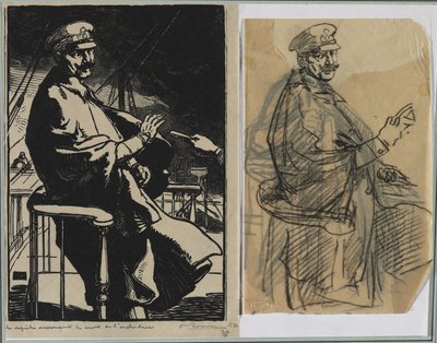 Udsendelsen meddeler ærkehertugens død af Unknown artist